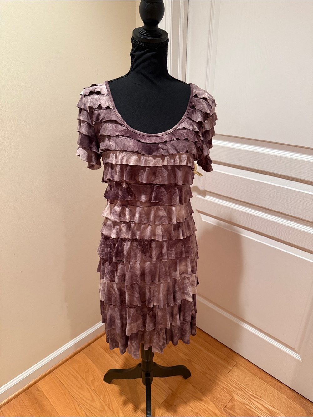 Talk of the Walk Lavender Ruffle Tiered Dress